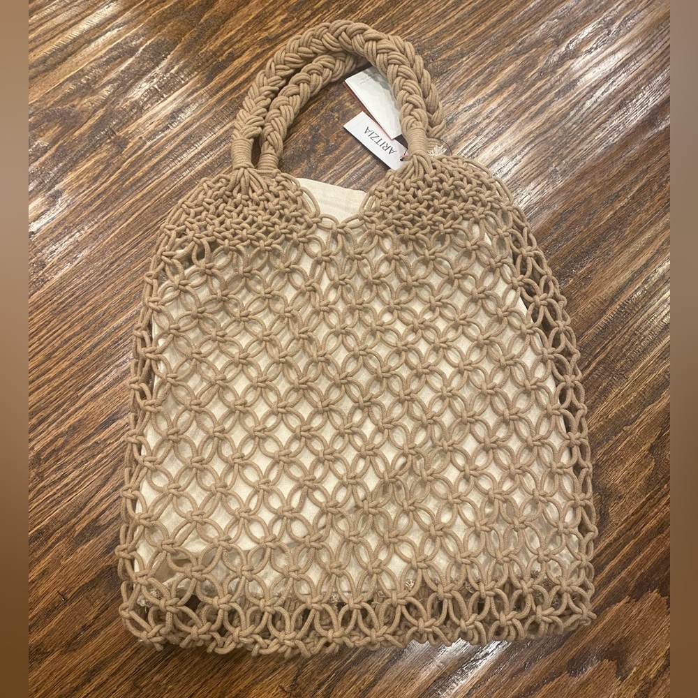 Aritzia Main Character Woven Tote Bag